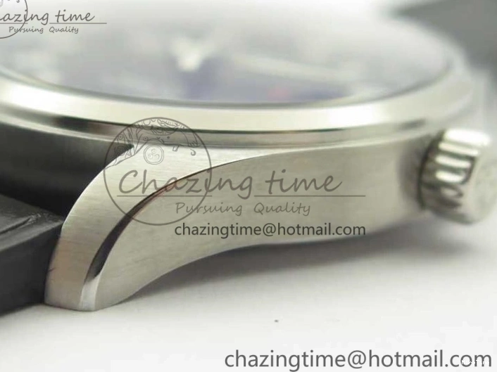MIROTIME 0718 Supportive Mark XVII IW326501 MKS 1:1 Best Edition Black Dial On Black Leather Strap MIYOTA 9015 V 7208